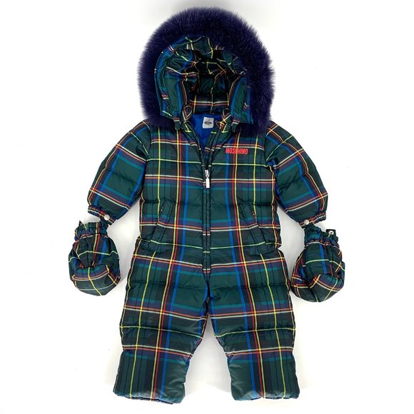 moschino baby snowsuit